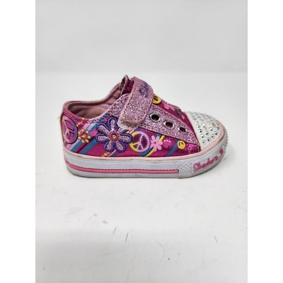 Sketchers Twinkle Toes Funkadelic Girls 5.5 Light Up Trainers‎ - Picture 7 of 12
